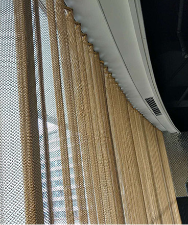 Colorful Stainless Steel Wire Chain Mesh Curtains For For Fireplace Partition