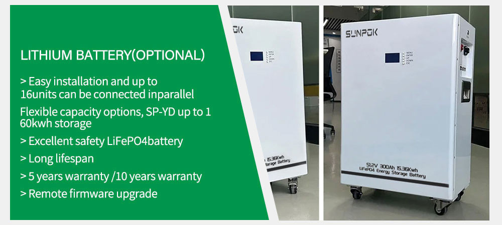 10kw Full Set Hybrid Offgrid System 15kw 5kw Rooftop Solar Power System