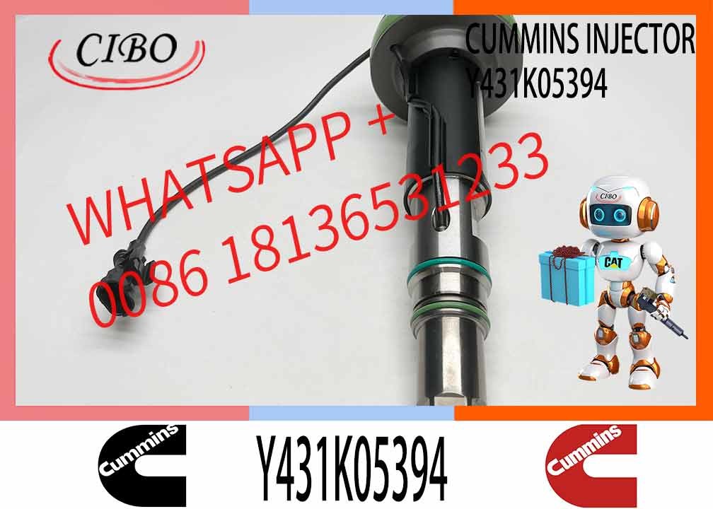 Fuel Injector Assembly Y431K05394 FO0BJ10006 4955526 Y431KO5199 For Qsk19 Engine