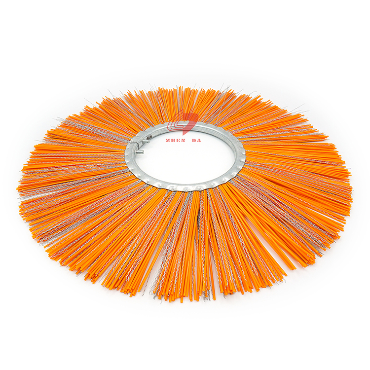 Mixed PP Steel Wire Brushes For Road Sweeping Customized Size