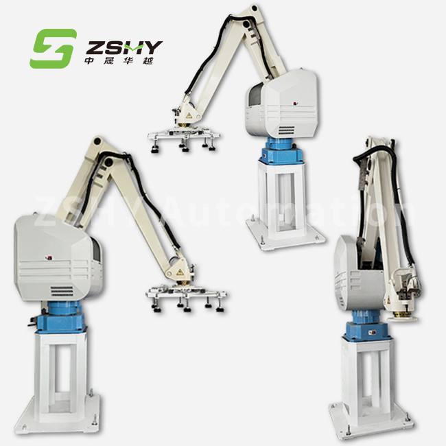 Four Axis 130kg Big Payload Stacking Machine Robot Palletizer For Bag Palletizing