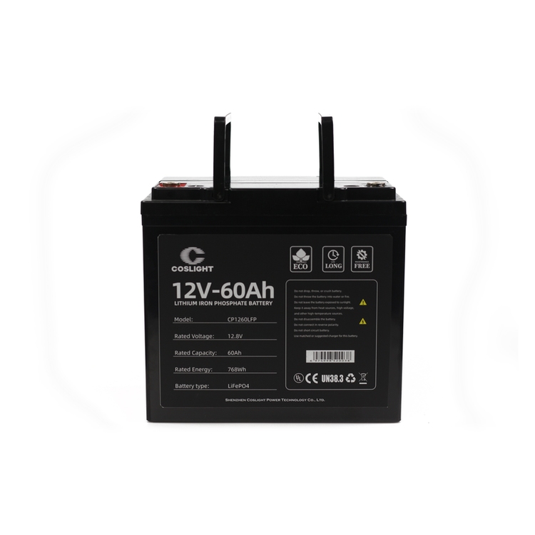 12v 60ah Lithium Iron Phosphate Battery For Motorhome Solar System