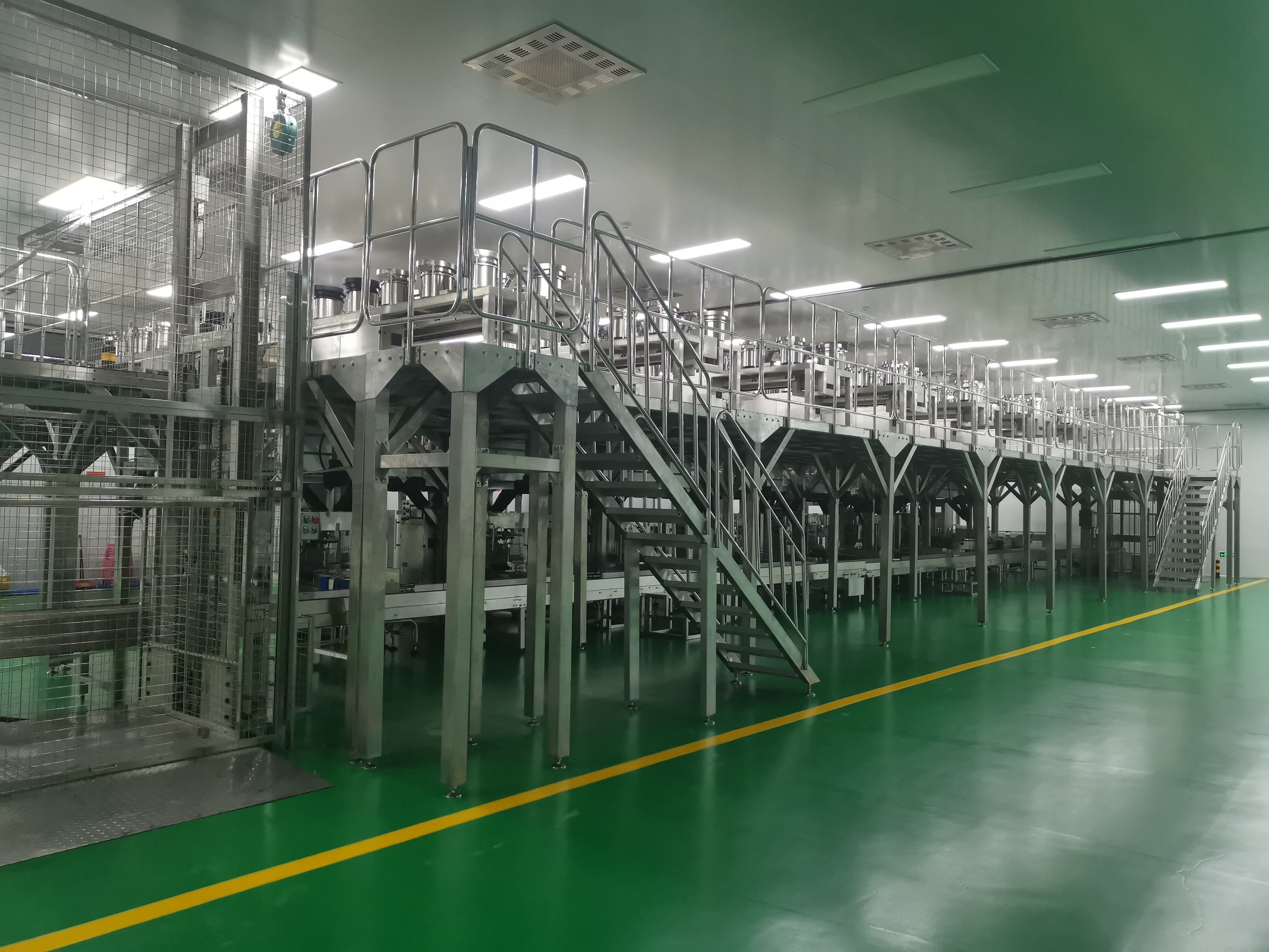 Optional Robot Automatic Packaging Line SUS304 For Food Processing Plants