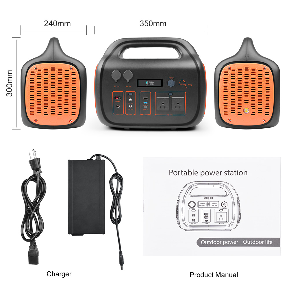 110V 220V Portable Power Station 2000W 1500W Rechargeable Power Bank