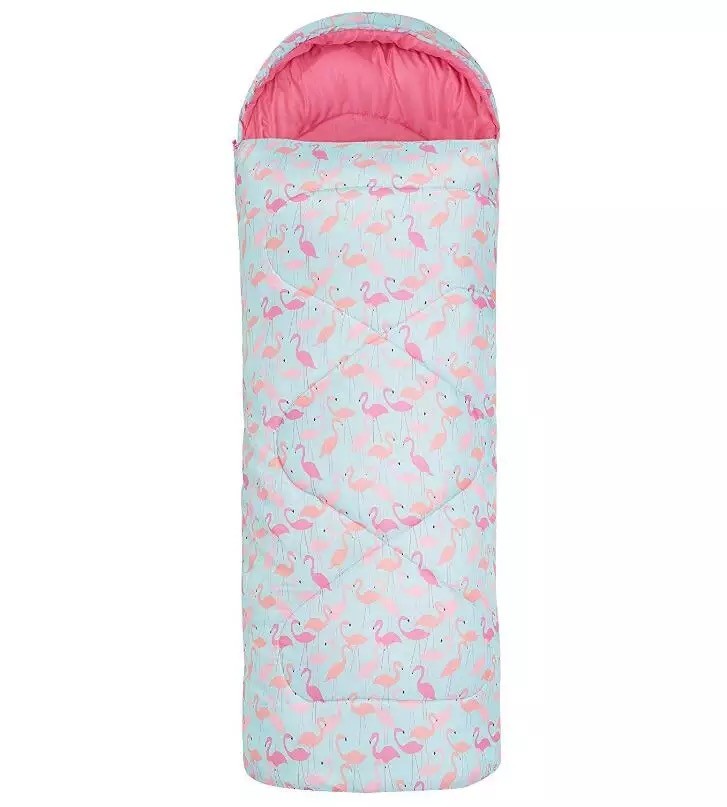 Cold Weather 2.95lbs 190T Polyester Kids Sleeping Bag