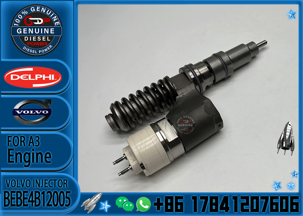 common rail diesel injector BEBE4B12005 1677154 BEBE4B01003 8112660 BEBE4B01004 3964404 for excavator engine VOL