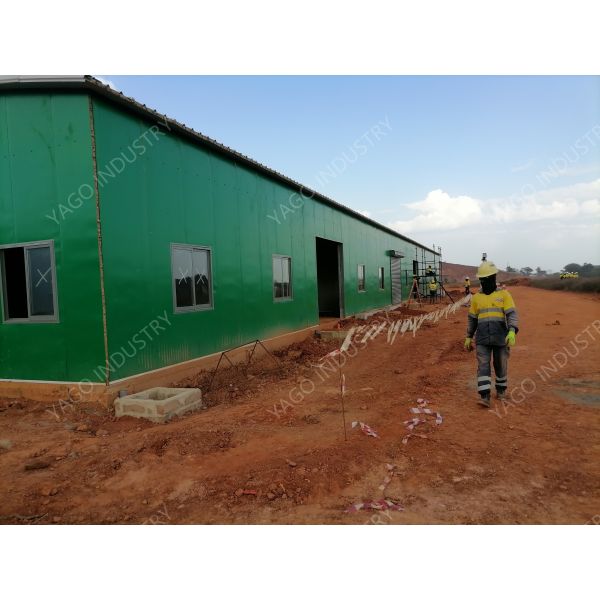 Wind Resistant Prefab Medical Buildings Office Staff Accommodation ODM