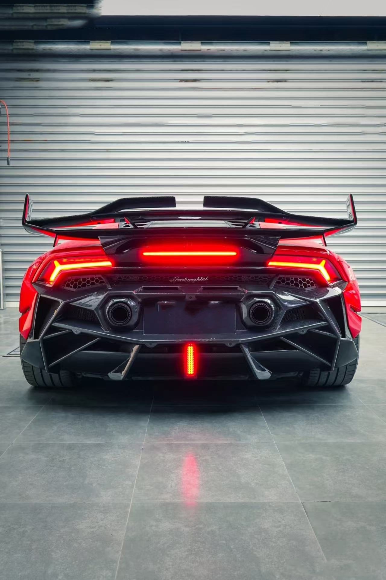 Huracan LP580 610 Carbon Fiber Body Kit EVO Replace Front Bumper Wheel Arch