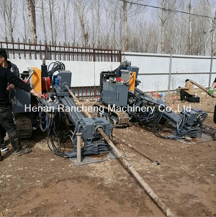 Remote Control HDD Drill Rig 62KW Horizontal Directional Drilling Equipment