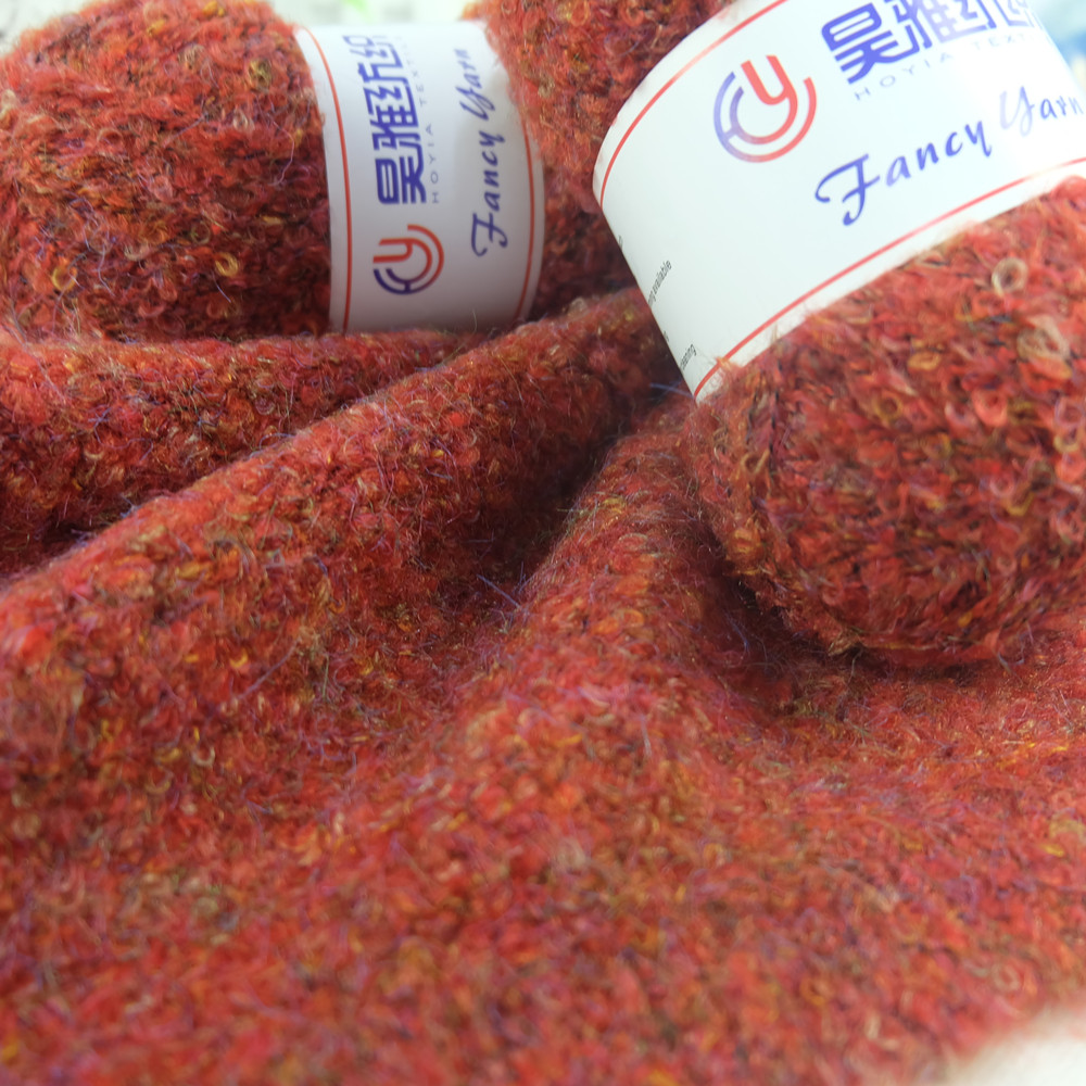 Blended Acrylic Polyester Recycled Yarn For Dyed Knitting Fabric