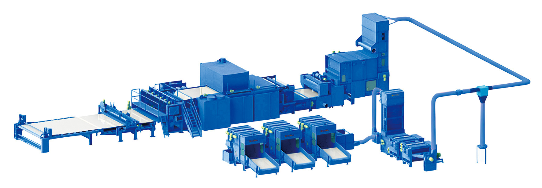 Full Automatic PP Geotextile Sewing Needle Punching Nonwoven Line
