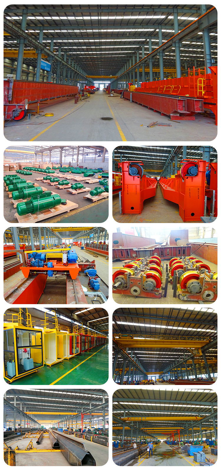 Container Double Girder Gantry Crane , Span 15m 40 Ton Motorized Gantry Crane
