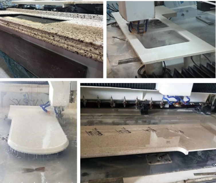 Countertops ATC CNC Processing Center For Granite Marble Quartz Fabrication