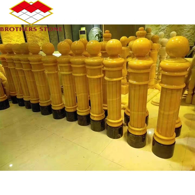 Good Marble Stone Handrail Balustrade Design for Porch and Balcony FOB/CNF Delivery Terms