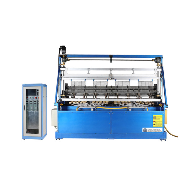 Full automatic high frequency wire mesh making machine construction welded