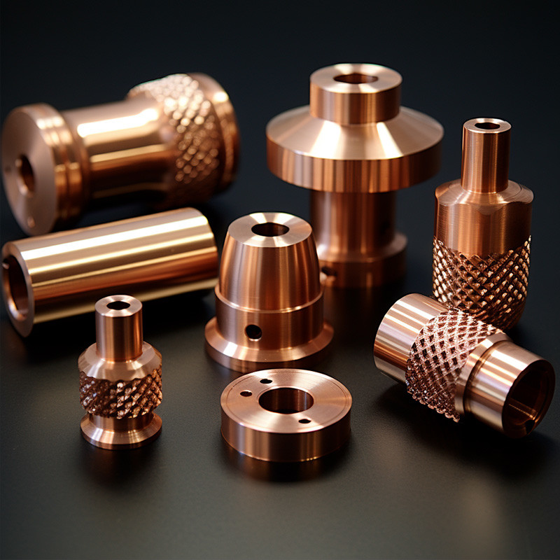 Lathe Machining CNC Parts CNC Turning Copper Parts Mechanical Machining Parts Service