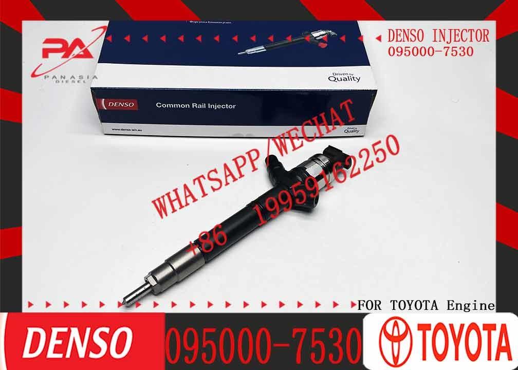 095000-7530 Genuine Diesel Common Rail Injector 0950007530 095000 7530 for toyota landcruiser 200 V8 1VD-FTV 4.5L