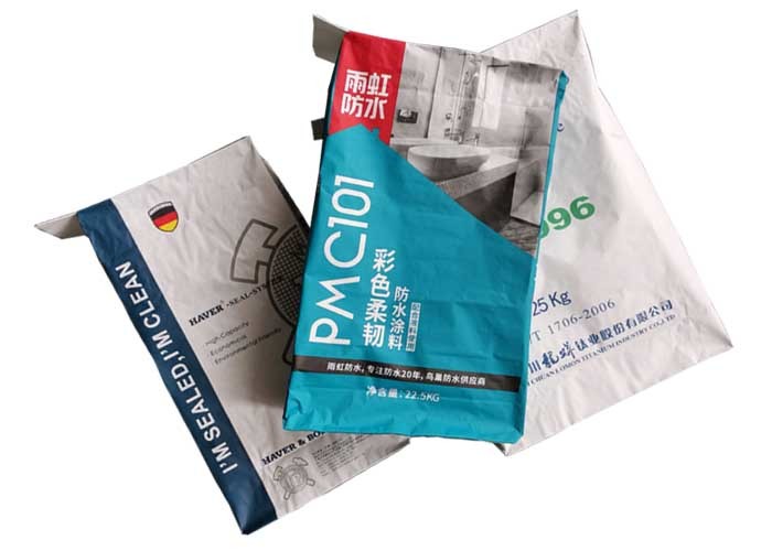 Valve Type Bag Professional Customization Multiwall Paper Sacks Flexo Print