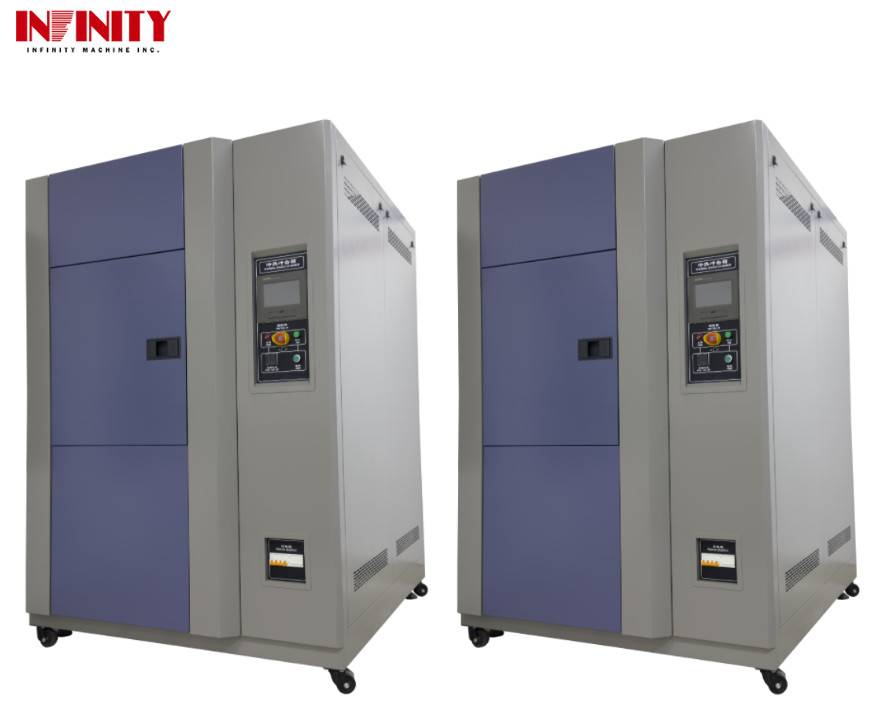 Temperature Uniformity ≦2.0C Climate Thermal Shock Temperature Impact Test Chamber With Water-Cooled Condenser