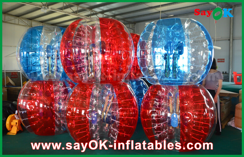Inflatable Lawn Games Transparent PVC / TPU Inflatable Soccer Bubble Human Ball For Adult / Kid