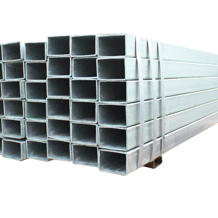 25x25 Galvanized Steel Square Pipe 2.0mm Thickness TS550GD CGCC SGCC Grade