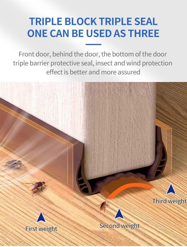Acoustic Door Seal Bottoms Dust Proof