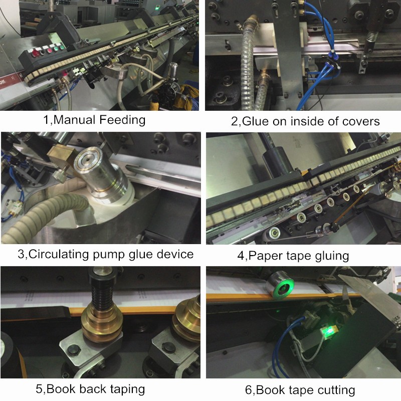 Energy Saving Glue Binding Machine / Automatic Pad Binding Machine