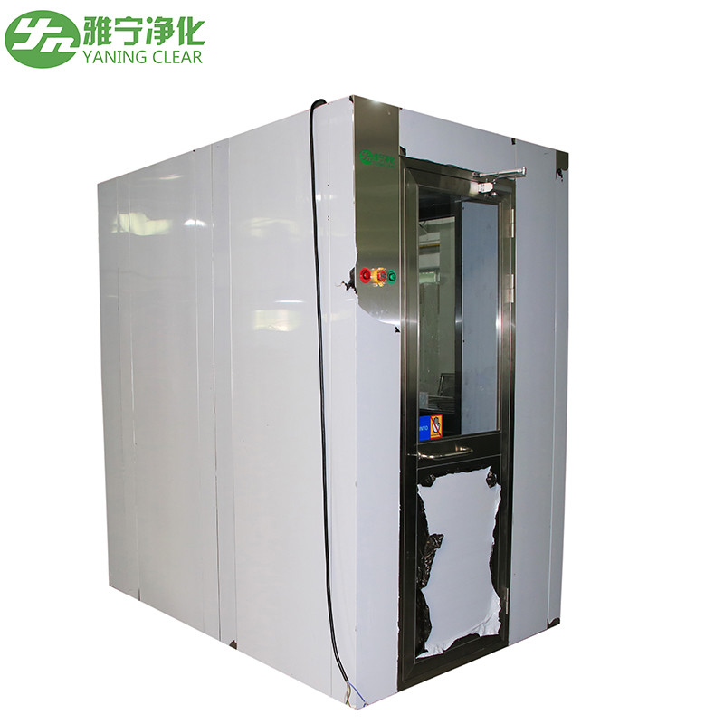 Customized 1100w Cleanroom Air Shower Powder Coating 201 Stainless Steel