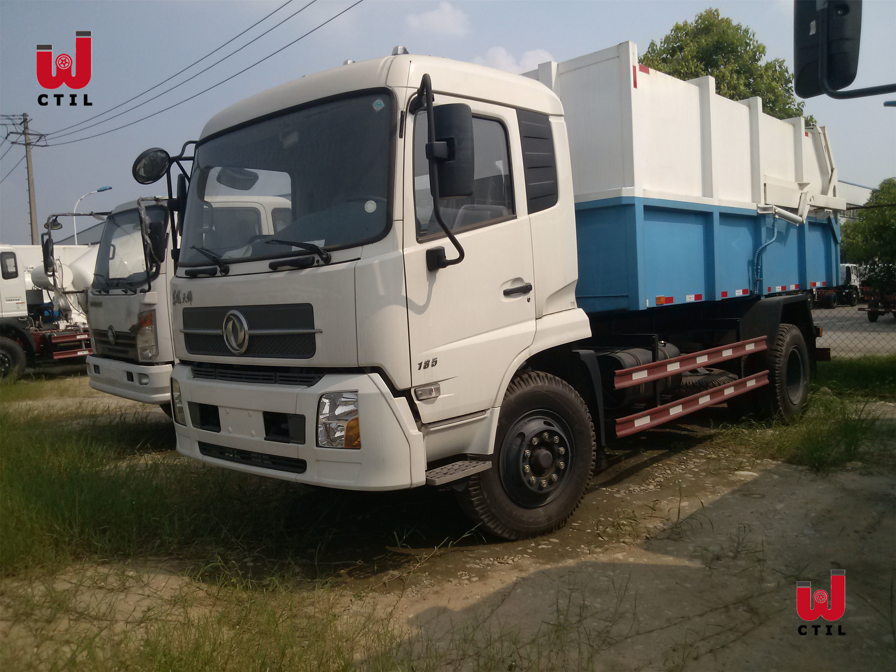 Manual Compactor Garbage Truck 14m3 Electric Waste Collection Truck