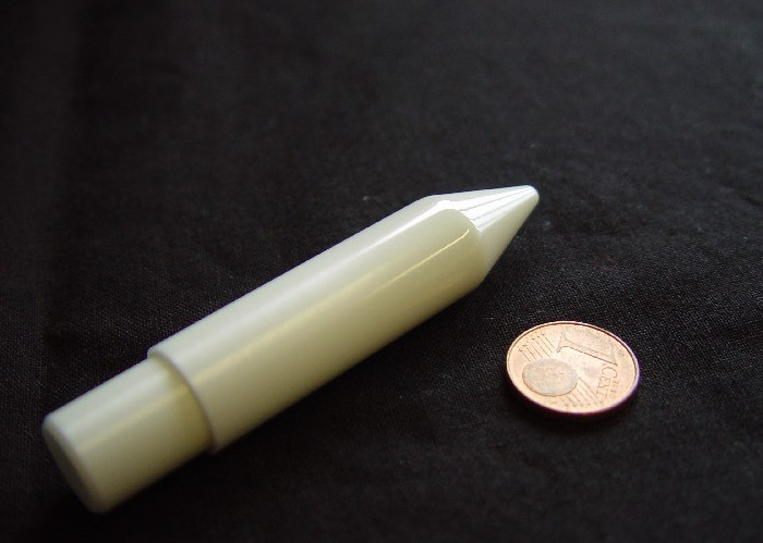 Customized Abrasion Resistant Zirconia Ceramic Rod / Bar / D10 x L100mm