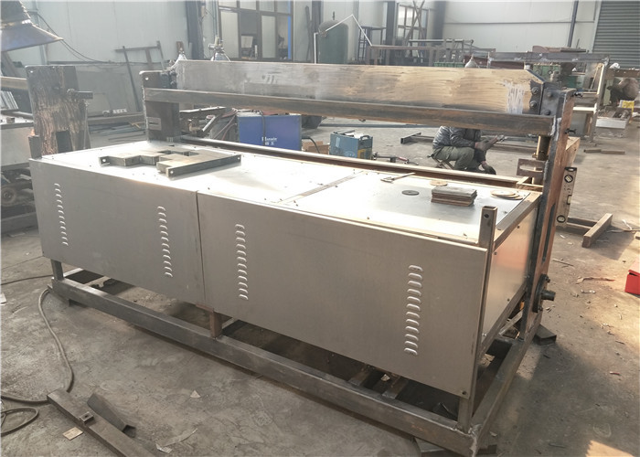 Full Automatic Fence Panel Making Machine , Double Wire Fence Welded Wire Mesh Machine