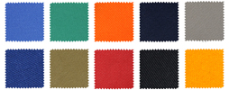 Blue Fire Retardant Waterproof Clothing Comfortable With Good Color Fastness