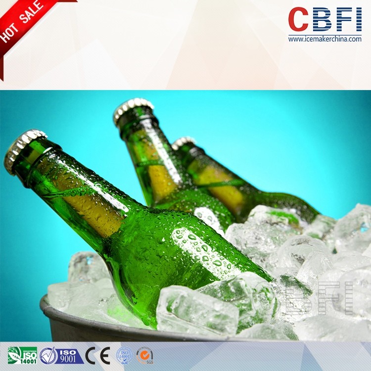 10 Ton Per Day Ice Tube Machine With Cold Room , Water Cooling