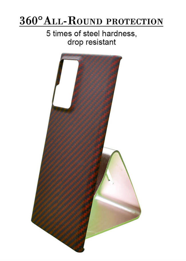 Matte Surface Aramid Fiber Phone Case For Samsung Note 20 Carbon Case