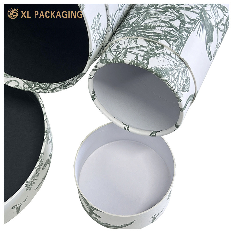 Custom Kraft Paper Tube Packaging Skincare Round Cardboard Tube Packaging Box