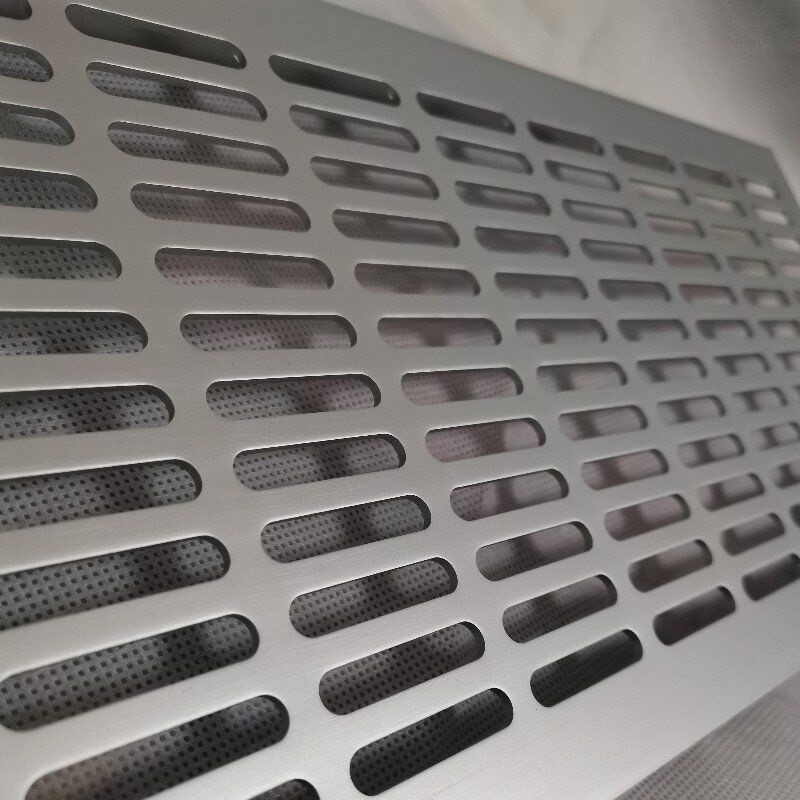 Stainless Steel / Galvanized Steel Perforated Metal Sheet Round Hole Opening Slotted Hole Square Hole Dimple Perforated Non Slip