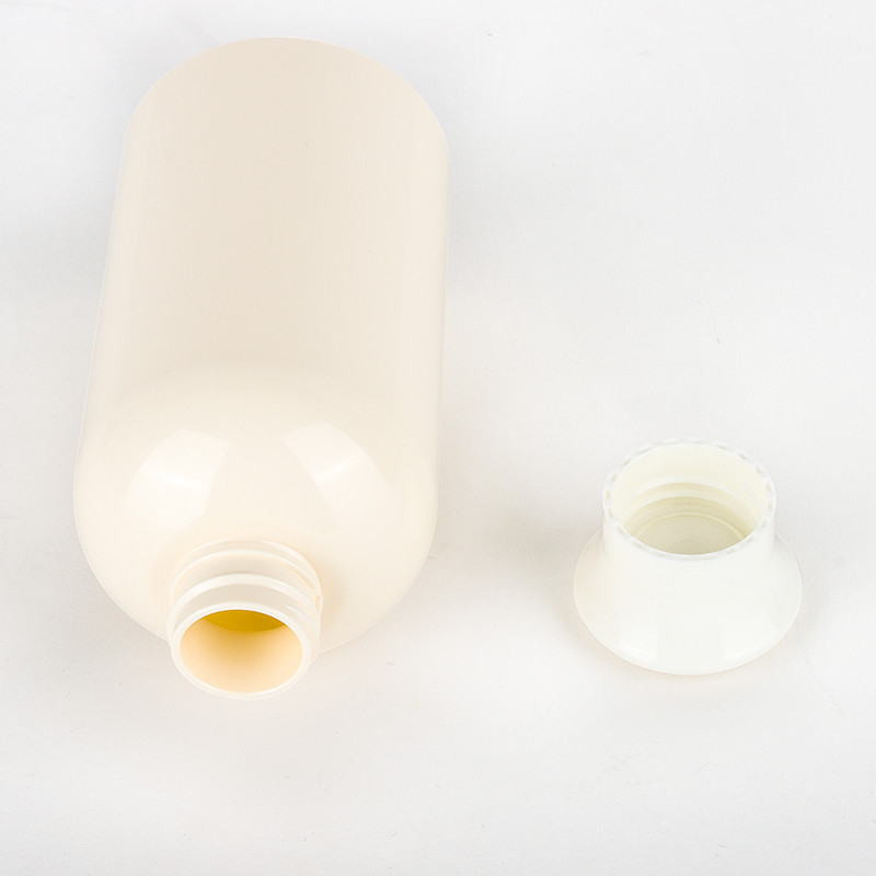 Cosmetic Plastic Toner Bottle 300ml 350ml Transparent Round Plastic Bottle