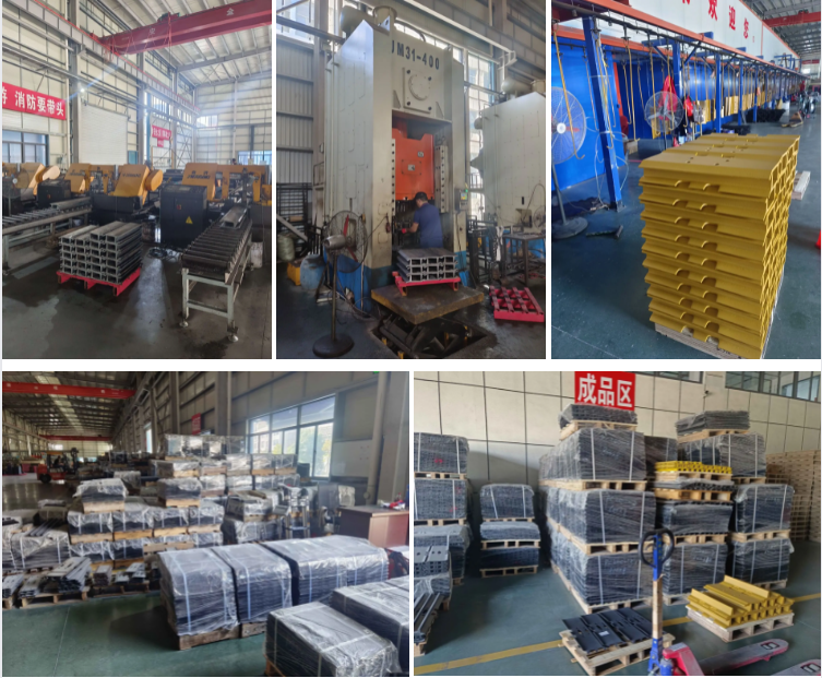 40MN Rubber Track Pad for Construction Works High Reliability