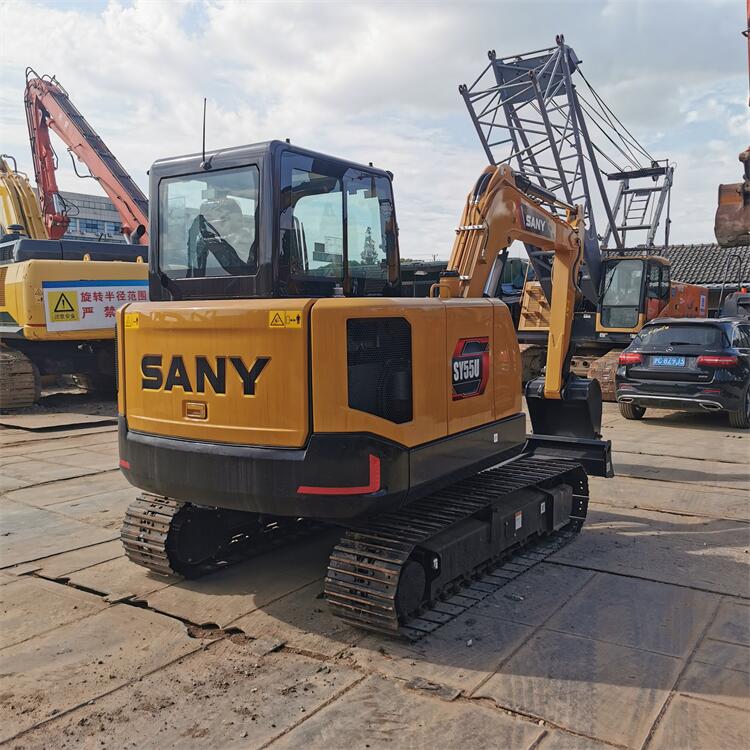 ISUZU Engine Sany SY55 Excavator in Shanghai 0.23m3 Bucket Capacity Best Guaranteed