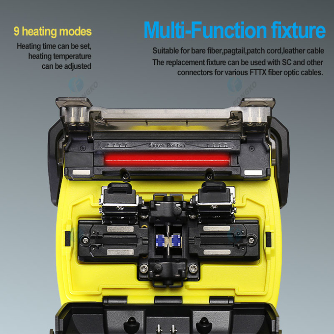 Wire Fusion Splicing Machines , Construction Fiber Optic Fusion Splicer