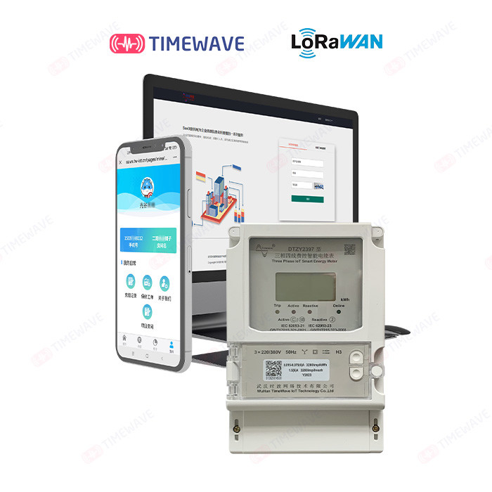 Smart Bluetooth Parent-Child Electronic Energy Meter Single Phase, LoRaWAN / Nb / 4G / WiFi