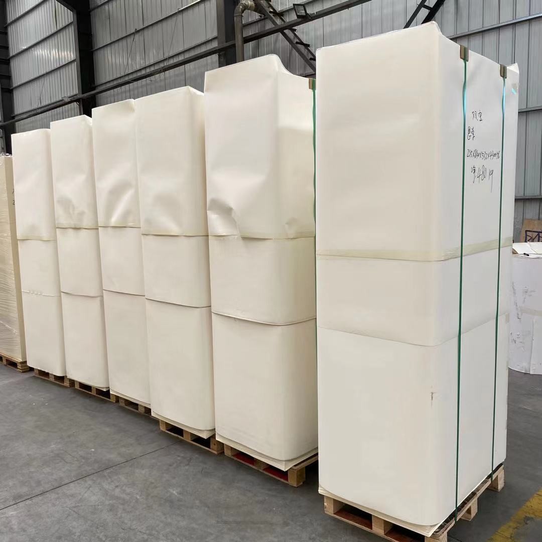 High Bulk White Kraft Paper Cup Sheet 135gsm PE Coated Waterproof