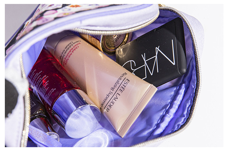 Simple Style Multifunction Polyester Cosmetic Bag