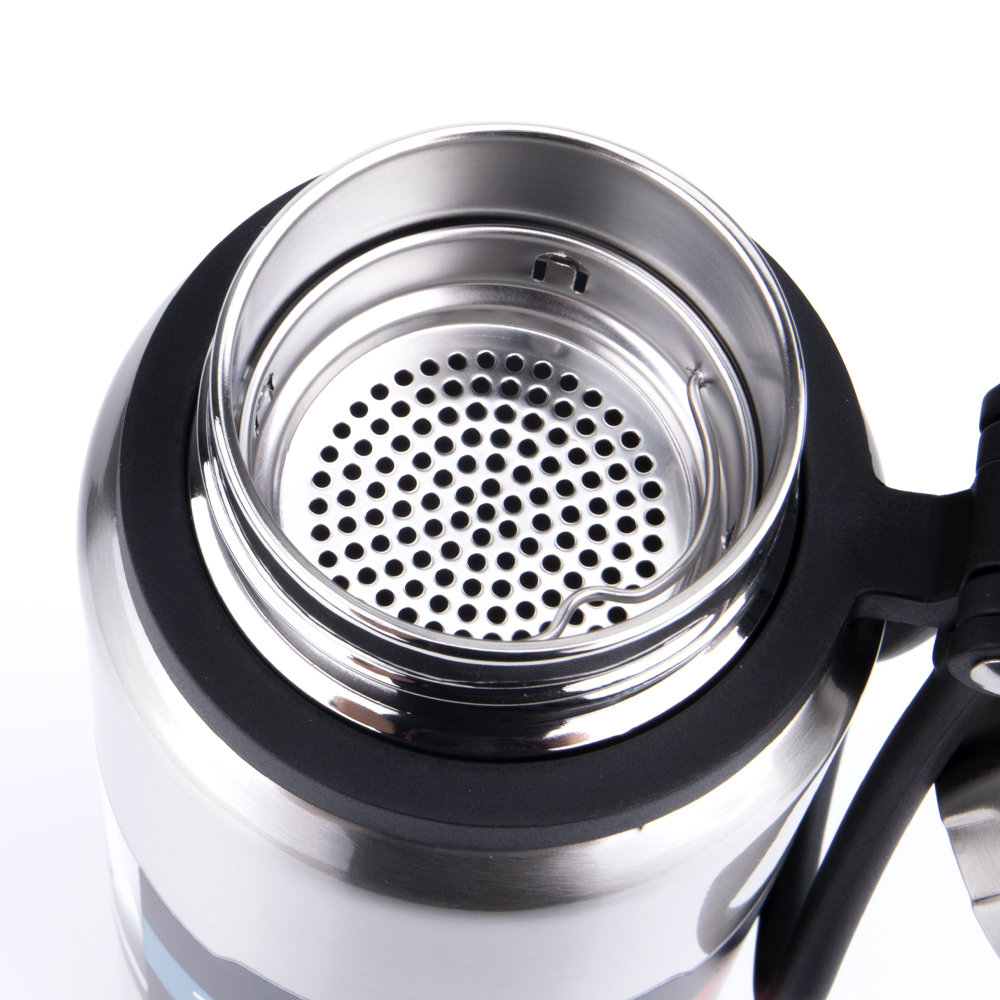 1500ml Custom Design Large Thermos Flask Bpa Free Insulated Hot Vacuum 304 Stainless Steel Flask With tea filter