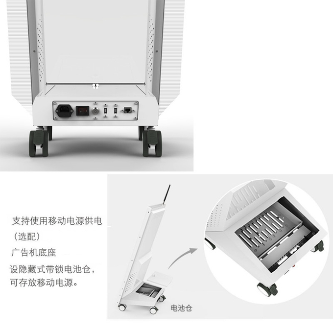 32inch Lcd Digital Poster Displays 1920x1080 Resolution For Indoor Advertising