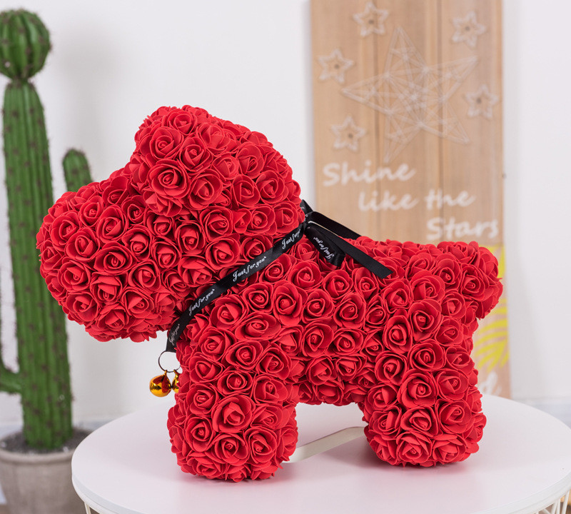 Popular and Premium wholesale Foam/PE Rose Bear For Valentines Day Gifts