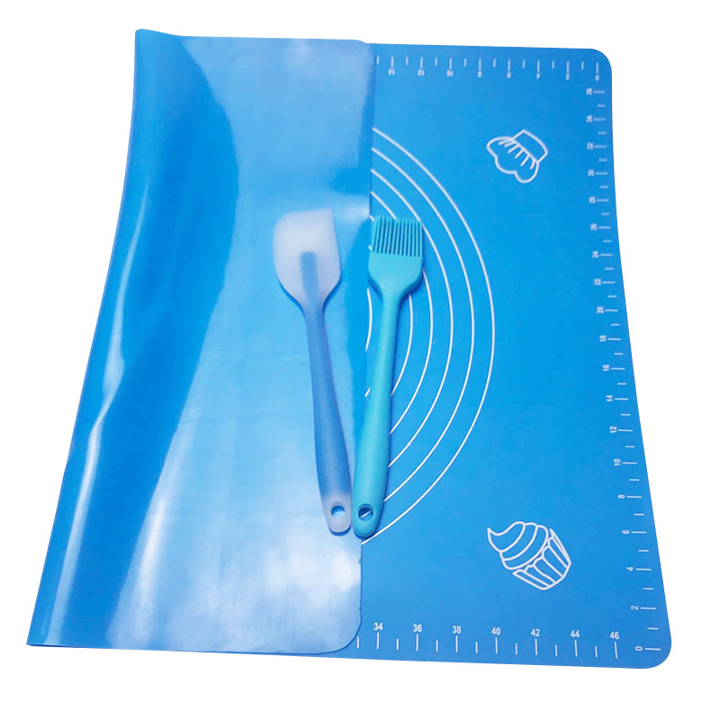 Kitchen Large Chopping Board Baking Professional Non-Stick Kneading Dough Silicone Baking Mat For Cake Cookie Macaron