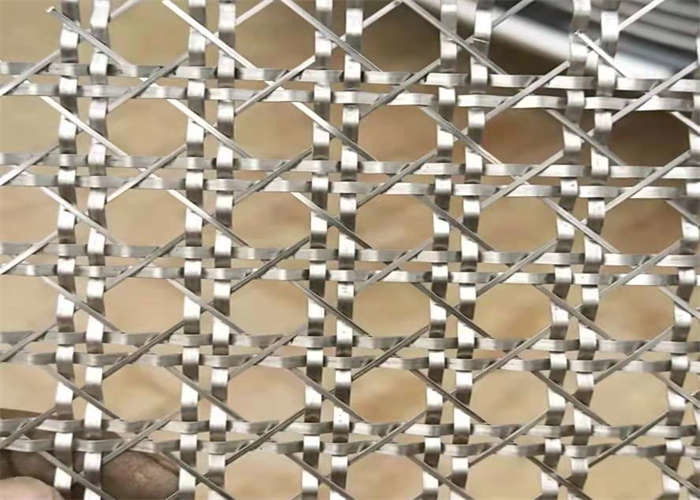 Plain Weave Wire Stainless Steel Decorative Mesh 2mm Stainless Steel Mesh