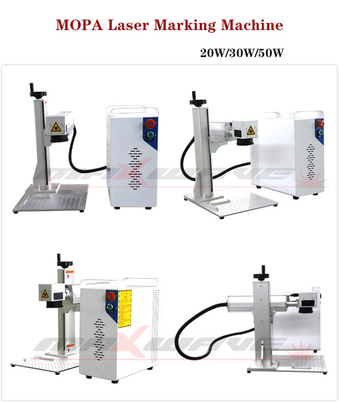 20W 30W Mini Marking CNC Laser Machines 7000mm/S Air Cooling