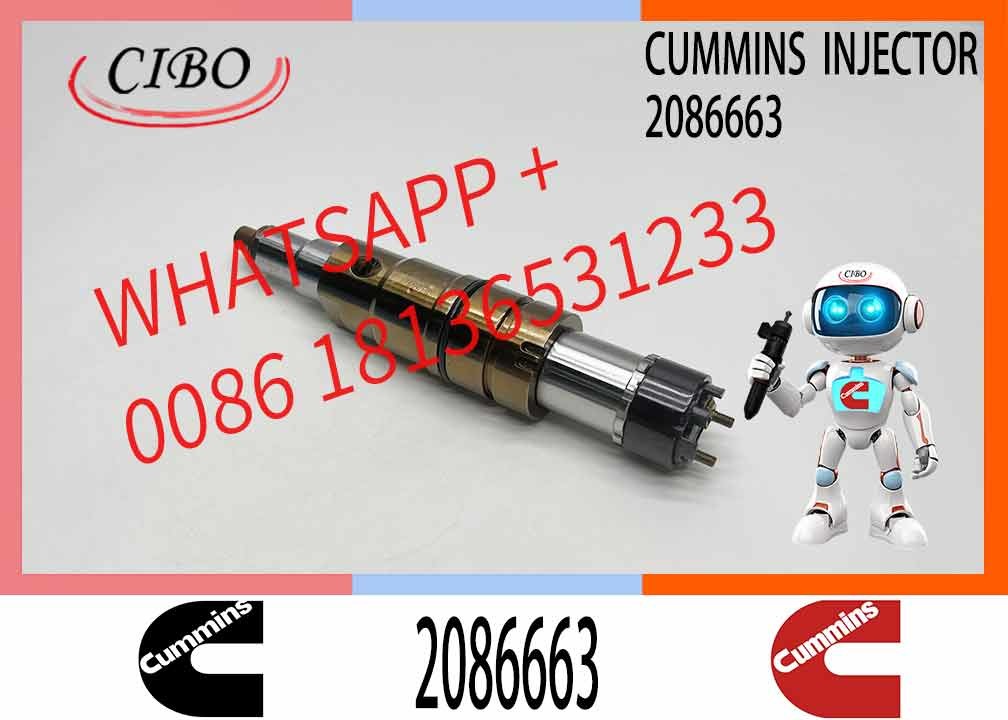 Common Rail Injector Diesel Engine Parts Fuel Injector 2086663